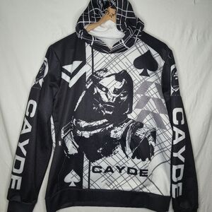 Cayde Men's Long Sleeved Hoodie Sweatshirt Size Large